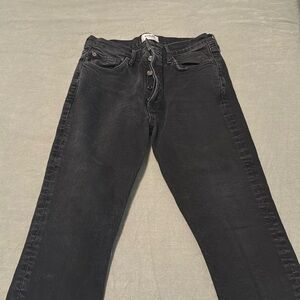 Agolde black denim jeans